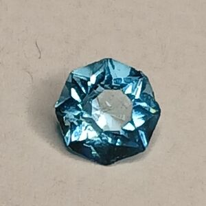 10$ Gemstone Brilliant Aquamarine Loose Flawless Round Cut Faceted
